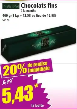 Norma Chocolats fins offre