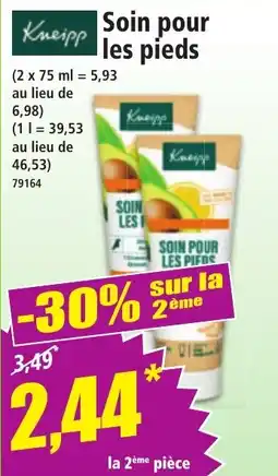 Norma Kneipp Soin les pieds offre