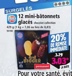 Norma 12 mini-bâtonnets glacés offre