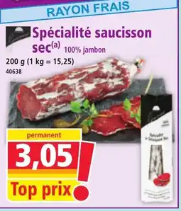 Norma Spécialité saucisson sec offre