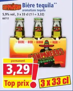 Norma SHAW Bière tequila offre