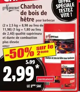 Norma Charbon de bois de hêtre offre
