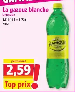 Norma La gazouz blanche limonade offre