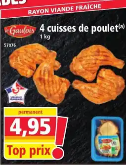 Norma 4 cuisses de poulet offre
