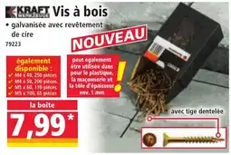 Norma KRAFT Vis à bois offre