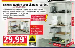 Norma KKRAFT Etagère pour charges lourdes offre