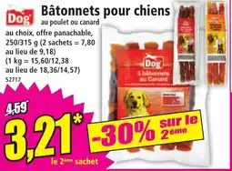 Norma Dog Bâtonnets pour chiens offre