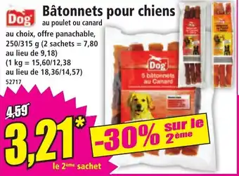 Norma Dog Bâtonnets pour chiens offre
