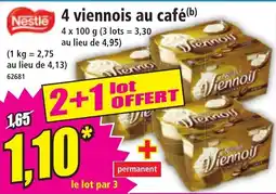 Norma Nestle 4 viennois au café offre