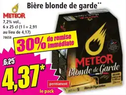 Norma Bière blonde de garde offre