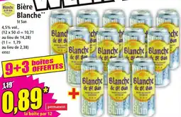 Norma Bière blanche offre