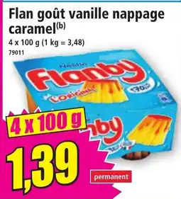 Norma Flan goût vanille nappage caramel offre