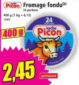 Norma Picon fromage fondu offre