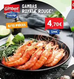 Gel 2000 Gimbert gambas royale rouge offre