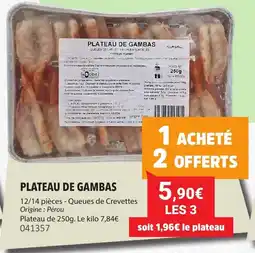 Gel 2000 Plateau de gambas offre