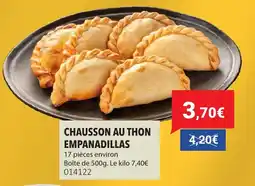 Gel 2000 Chausson au thon empanadillas offre
