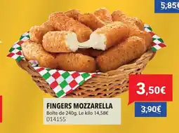 Gel 2000 Fingers mozzarella offre