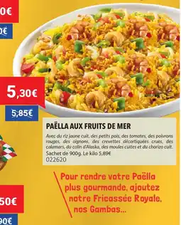 Gel 2000 Paëlla aux fruits de mer offre