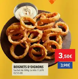 Gel 2000 Beignets d'oignons offre