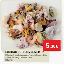 Gel 2000 Cocktail de fruits de mer offre