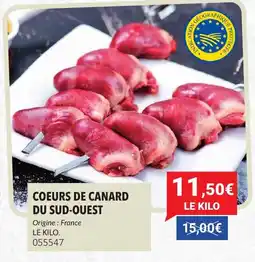 Gel 2000 Coeurs de canard du sud-ouest offre