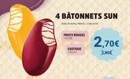 Gel 2000 4 bâtonnets sun offre