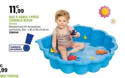 JouéClub Bac à sable 1 pièce coquille bleue offre
