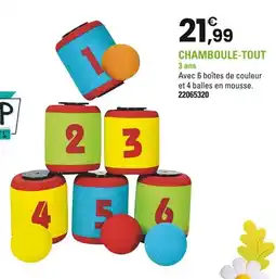 JouéClub Chamboule tout offre