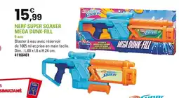 JouéClub Nerf super soaker mega dunk fill offre