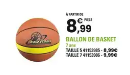 JouéClub Ballon de basket offre
