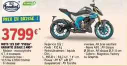 E.Leclerc L'Auto Moto 125 cm³ piega garantie légale 2 ans offre