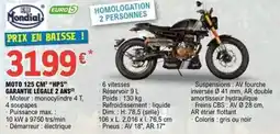 E.Leclerc L'Auto Moto 125 cm³ hps garantie légale 2 ans offre