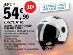 E.Leclerc L'Auto Casque jet S707 citizen garantie 2 ans offre