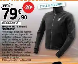 E.Leclerc L'Auto Blouson moto homme squadron offre