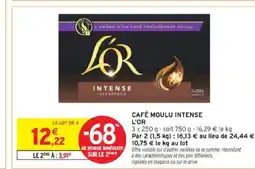 Intermarché L'OR Café moulu intense offre