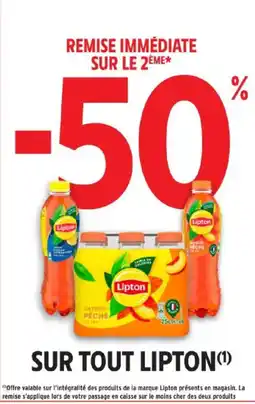 Intermarché LIPTON Sur tout offre