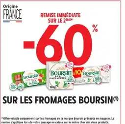 Intermarché BOURSIN Sur les fromages offre