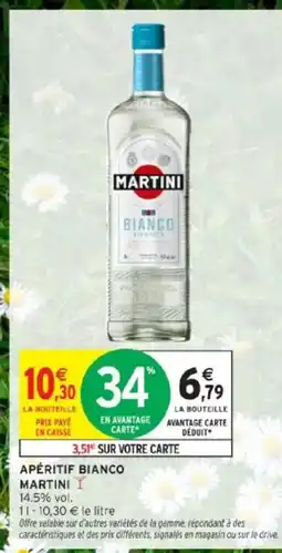 Intermarché MARTINI Apéritif bianco offre