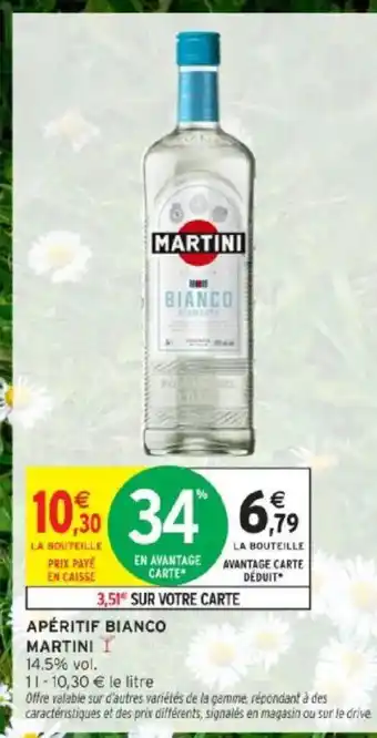 Intermarché MARTINI Apéritif bianco offre