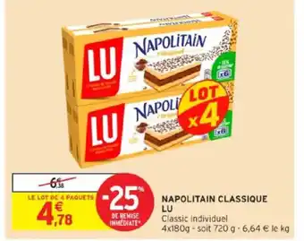 Intermarché LU Napolitain classique offre