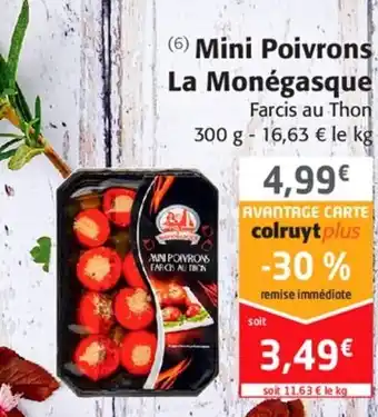 Colruyt Mini poivrons la monégasque offre