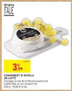 Intermarché Contact Camembert di Bufala 3B Latte offre