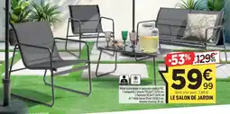 Centrakor Le salon de jardin offre