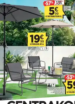 Centrakor Le parasol offre