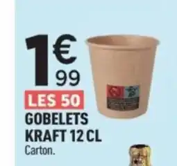 Centrakor Gobelets kraft offre