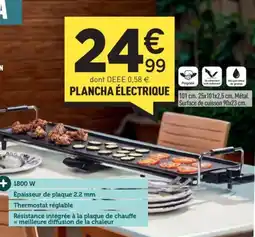 Centrakor Plancha électrique offre