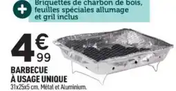 Centrakor Barbecue à usage unique offre