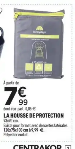 Centrakor La housse de protection offre