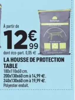 Centrakor La housse de protection offre