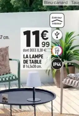 Centrakor La lampe de table offre